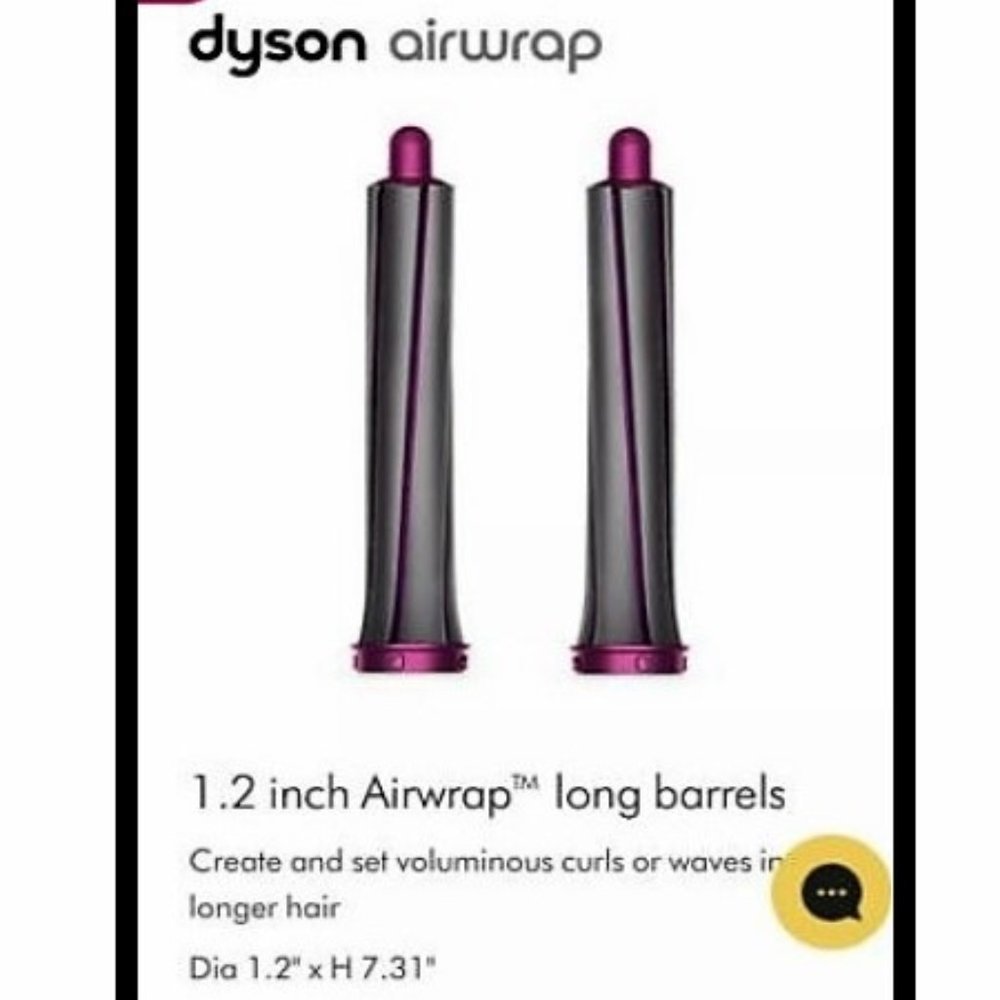 1.2" Long Barrels (set) 30mm NEW IN BOX for Dyson Airwrap